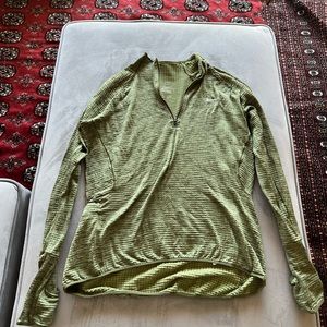 Nike worn once workout too with finger holes